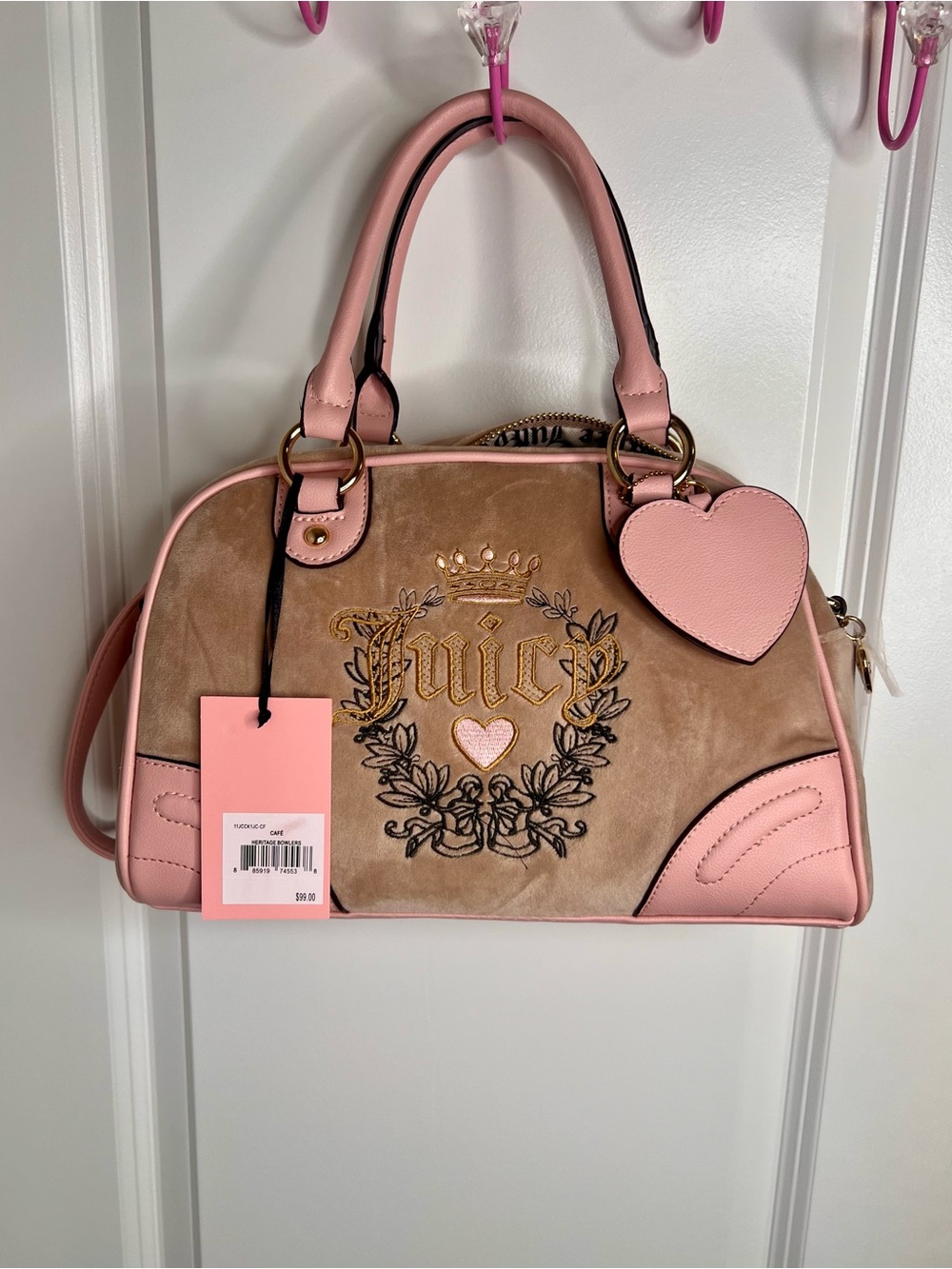 Juicy Couture Heritage Bowler Cafe